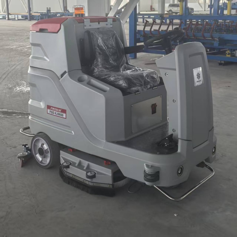 Warehouse floor cleaning scrubber dryer equipment