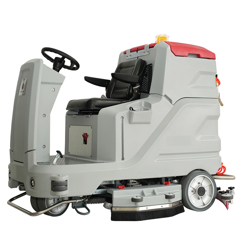 Automatic Double Brush Ride On Floor Scrubber