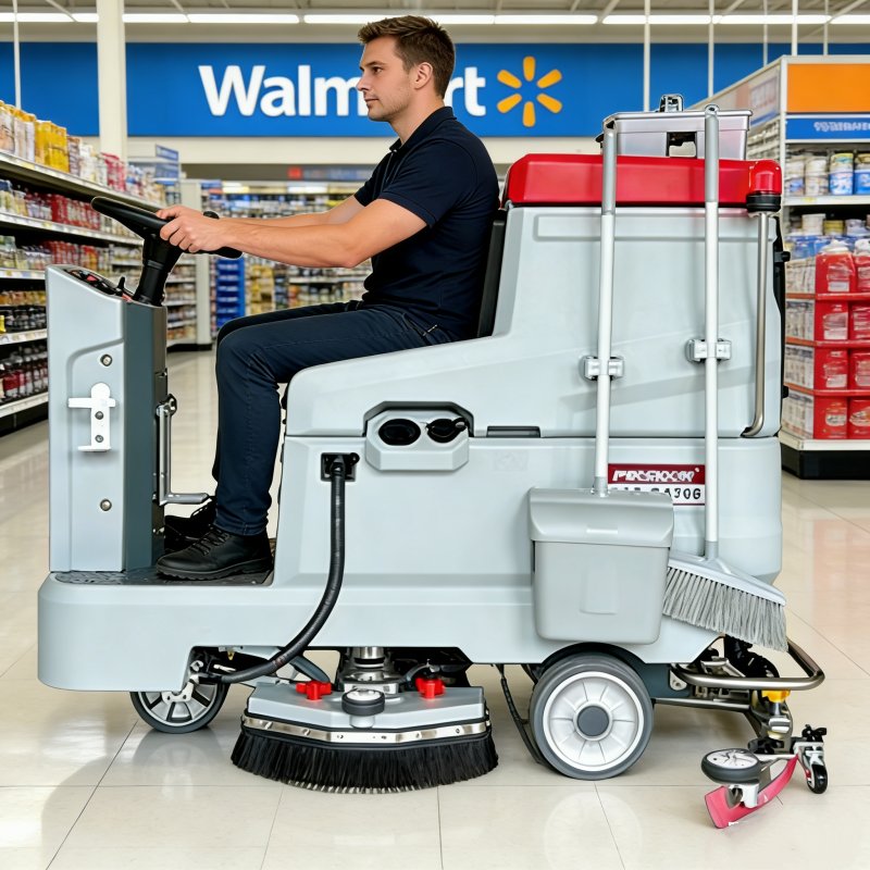 Quale macchina per lavare i pavimenti usa Walmart?