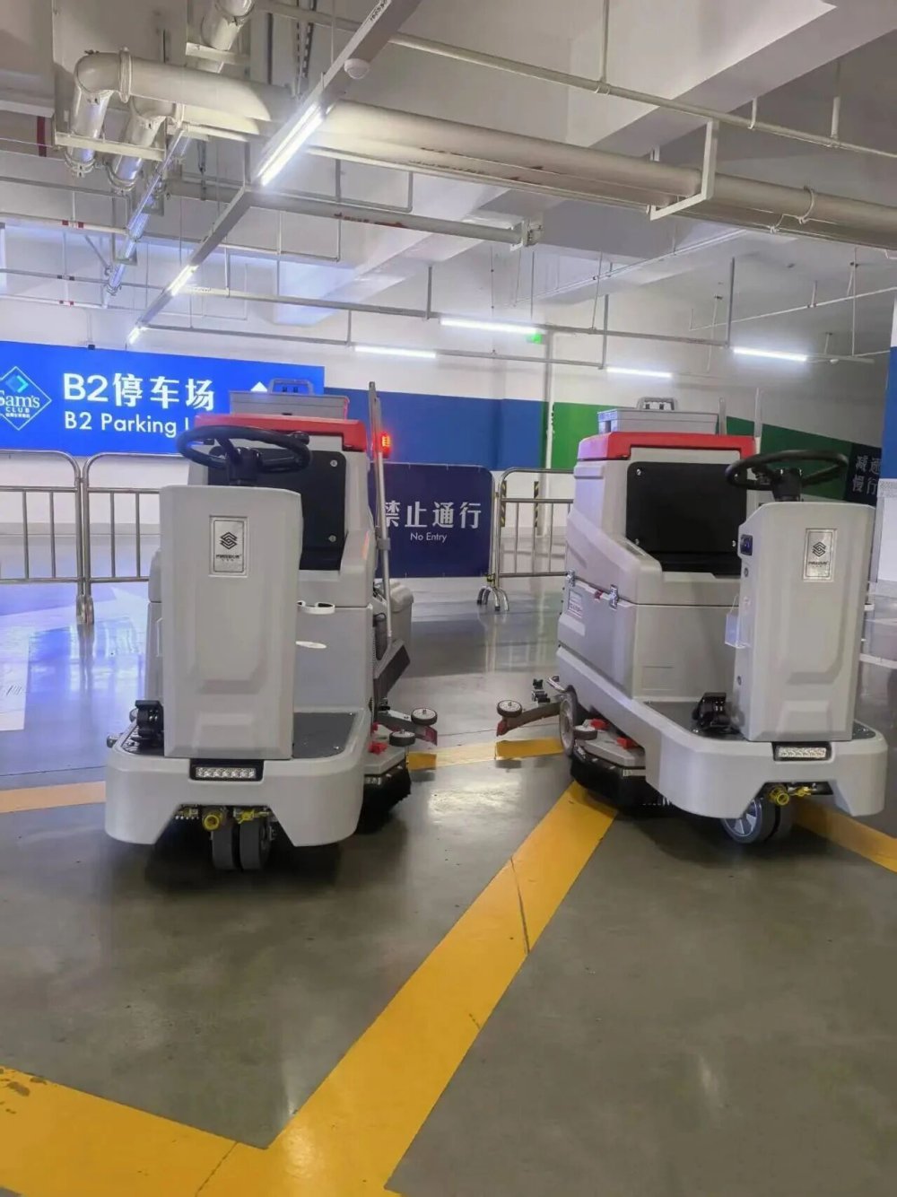 [Consegna riuscita] 40.000 m² di protezione pulita! Il parcheggio sotterraneo del Sam's Club dà il benvenuto alla potente lavasciuga pavimenti XJ760.